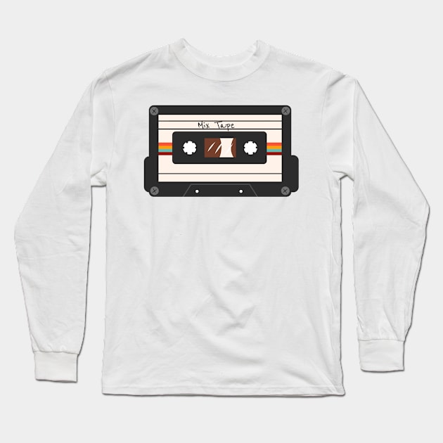 Mix Tape Long Sleeve T-Shirt by panco